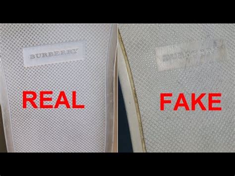 real vs fake burberry rain boots|How to Spot Fake Burberry Shoes .